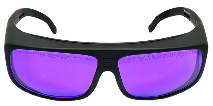 Laser Goggles for 585m 595nm Dye Lasers - Fitover -  LG-013