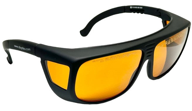 Laser Protection Glasses for 532nm 1064nm Nd YAG Laesrs Fitover Style LG-003