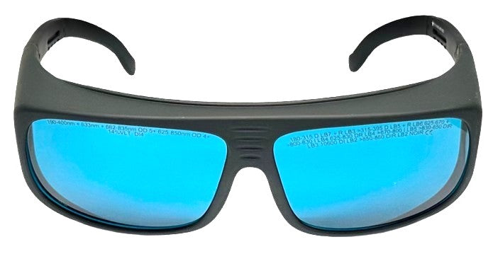 Laser Protective Eyewear for red and IR Lasers 625-830nm Fitover LG-004