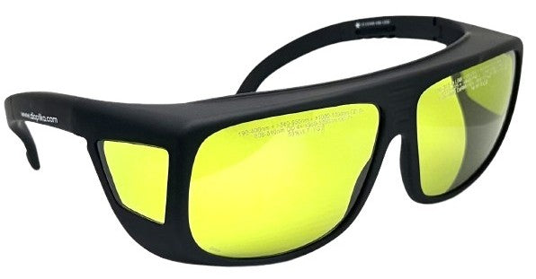 LG-001:  1064nm 1070nm 1080nm (808-1090nm) Nd:YAG & Diode Laser Safety Glasses |  OD7+ L7 | Universal Fitover | EN207 Certified