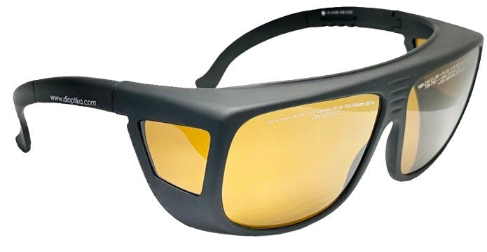 LG-002:  755nm, 810nm, 1064 nm (720-1090nm) Alexandrite, Diode & Nd:YAG Laser Safety Glasses | OD7+ L7 | Universal Fitover | EN207 Certified