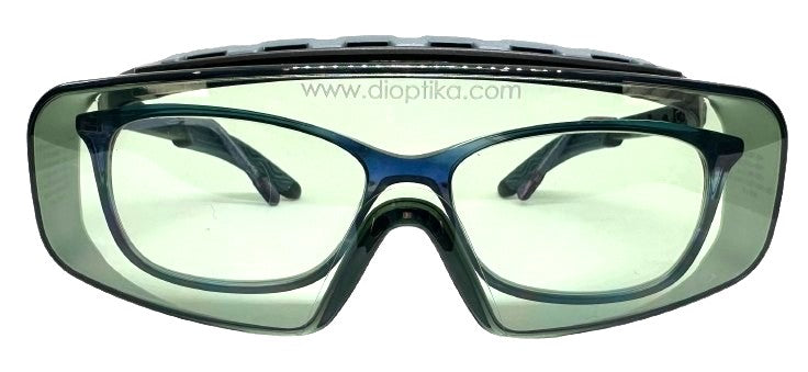 LG-100: 2100nm 10600nm (1450-3000nm & 5200-11000nm) Holmium & CO2 Laser Safety Glasses | Adjustable | Universal Fitover
