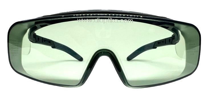 LG-100: 2100nm 10600nm (1450-3000nm & 5200-11000nm) Holmium & CO2 Laser Safety Glasses | Adjustable | Universal Fitover